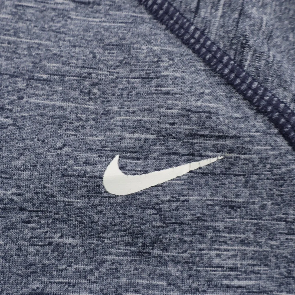 Nike Dri-FIT UPF 40+ Raglan Sleeve Swim T-Shirt Blue Heather Mens Large‎
